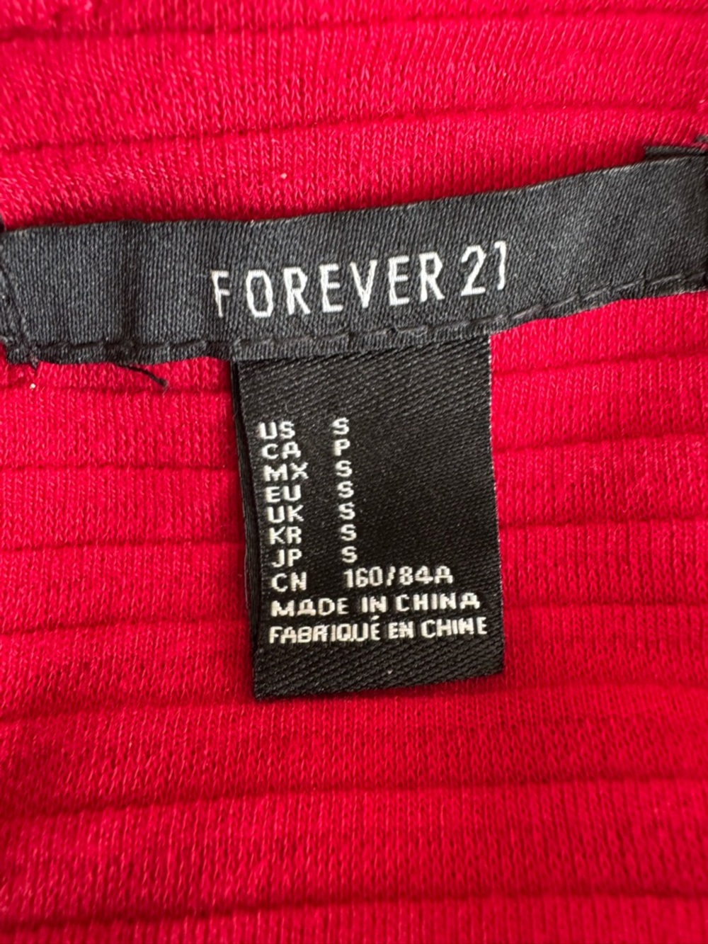 Forever 21 Red Ribbed Tank Top - Picture 7 of 8